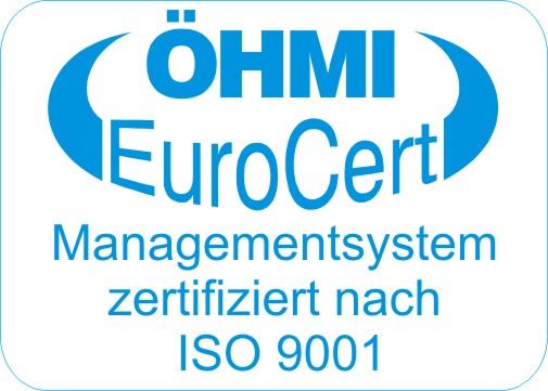 grafik evers zertifiziert nach DIN EN ISO 9001:2015